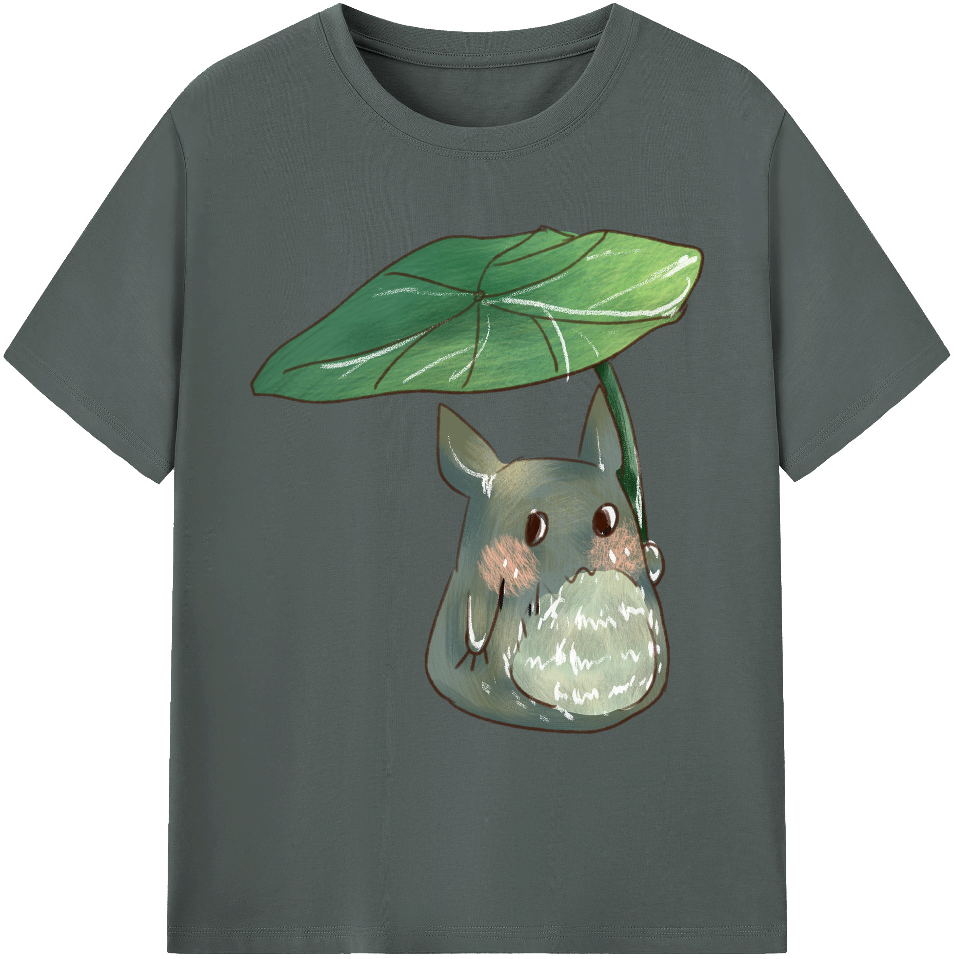 （画像用） となりのトトロ 草壁メイ 草壁サツキ My Neighbor Totoro Satsuki Kusakabe Mei Kusakabe 綿100％ メンズ半袖Tシャツ｜肌触りやわらか＆通気性